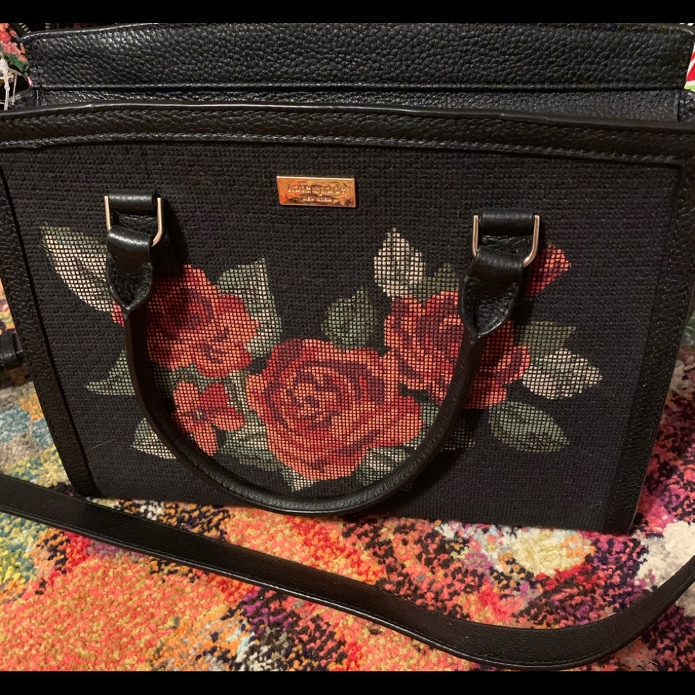 Floral Kate Spade shoulder bag